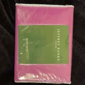 Jeffrey Banks Home King microfiber sheet set in orchid color